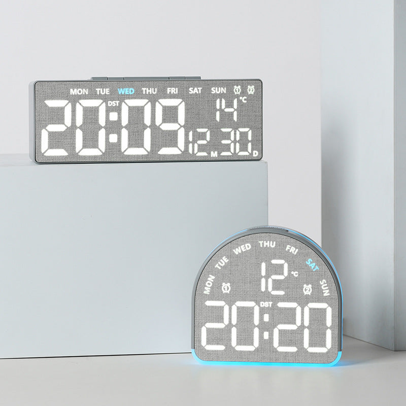 Réveil numérique multifonction moderne pour homme et femme 2