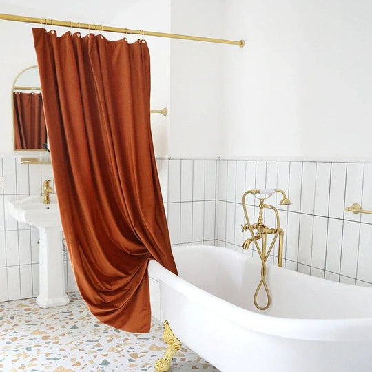 Rideau de Douche Nordic Chic pour Salle de Bain Moderne 0