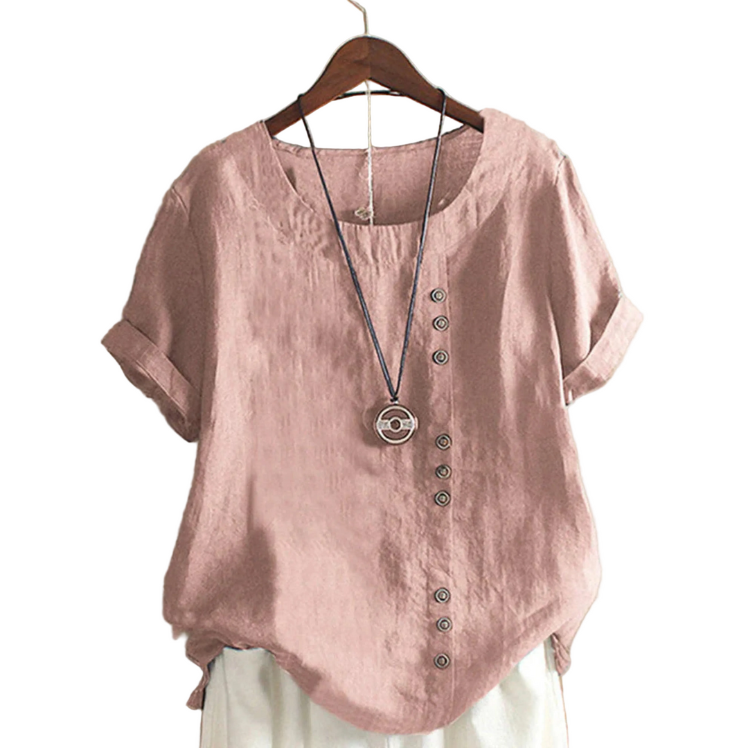 Robe Ample à Manches Courtes pour Femmes 0