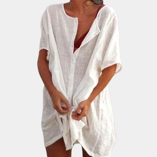 Robe Chemise Aérée pour Femme 0
