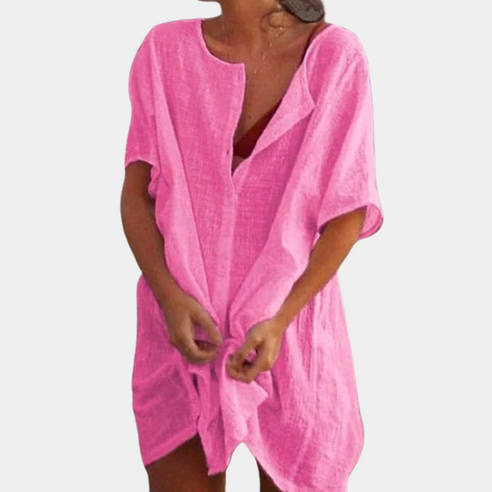 Robe Chemise Aérée pour Femme 7