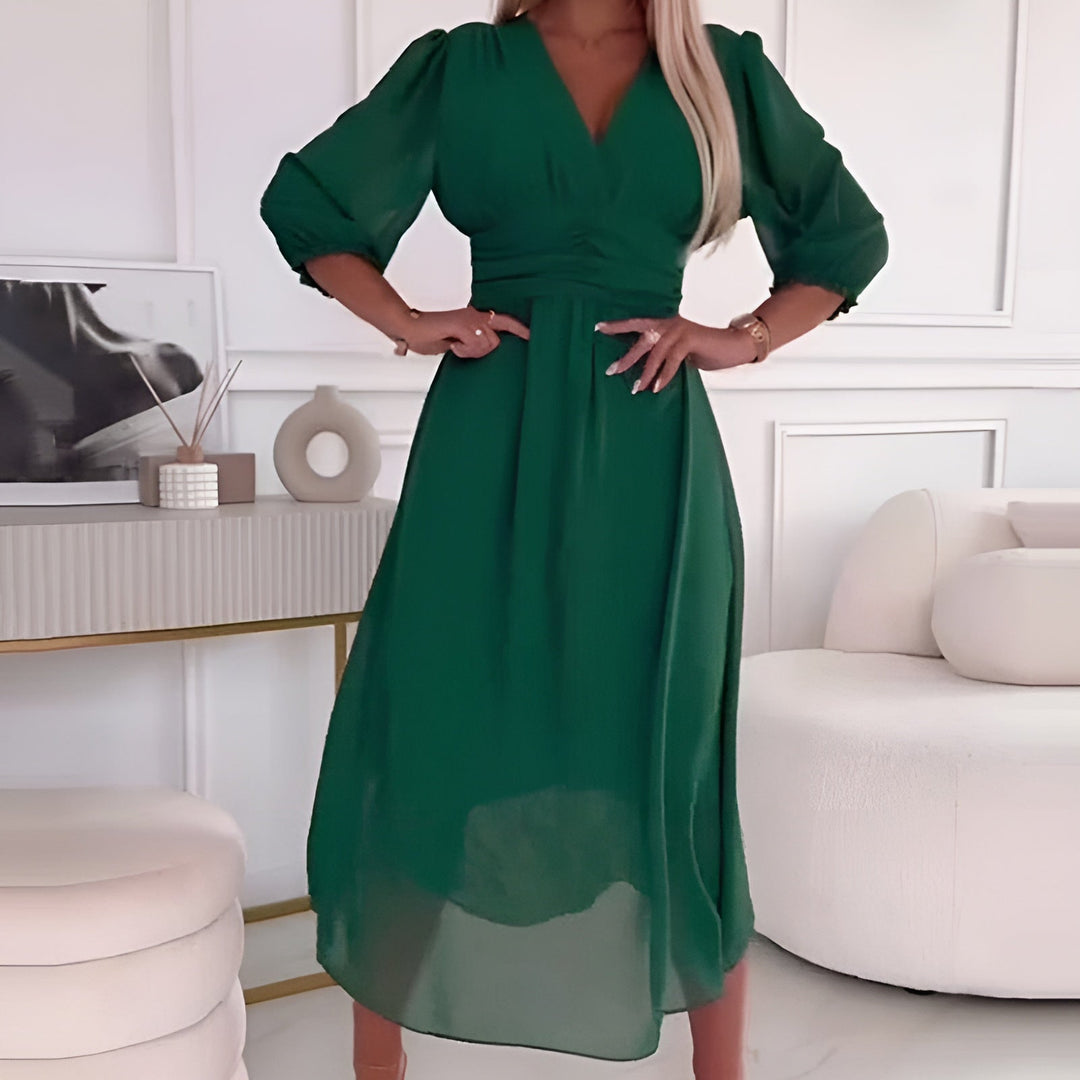 Robe Chiffon Silky Légère pour Femmes Élégante 1