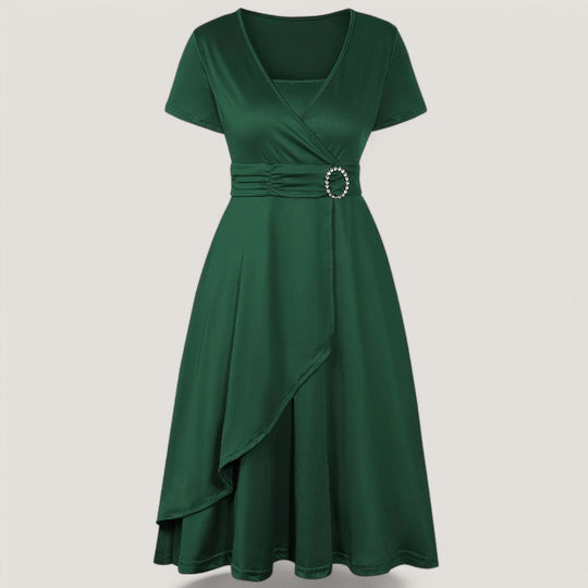 Robe Femme Asymétrique avec Strass 9