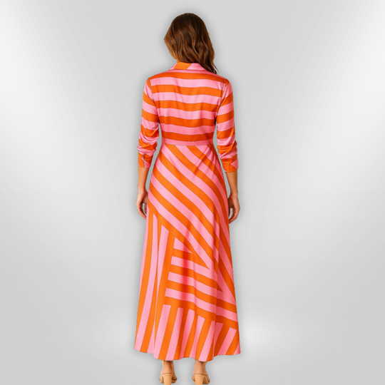 Robe Femme Cache-Cœur Imprimée Tissu Léger Élégante 2