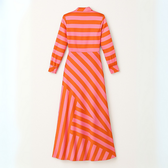 Robe Femme Cache-Cœur Imprimée Tissu Léger Élégante 4