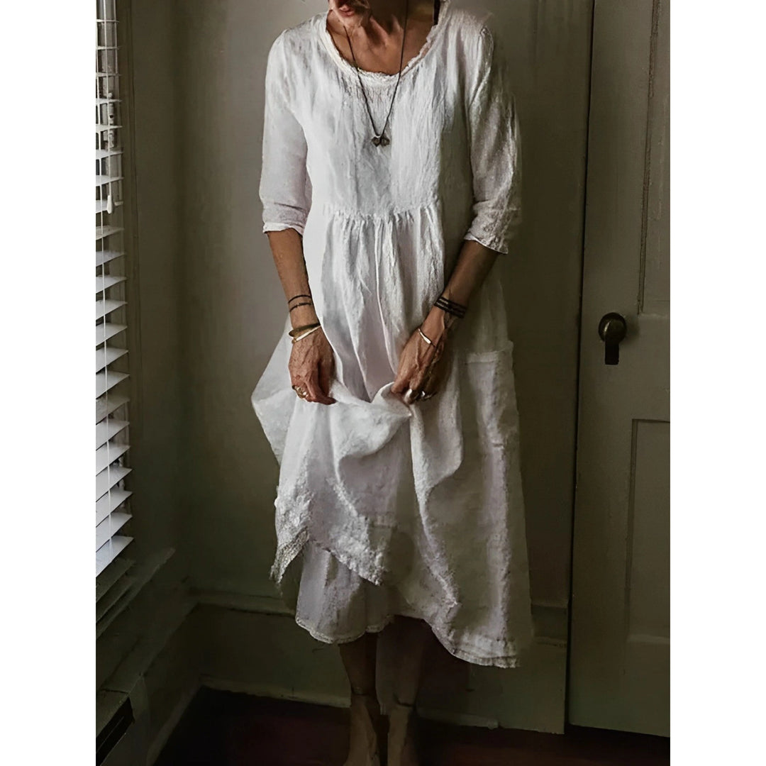 Robe Femme Chic Manches 3/4 0