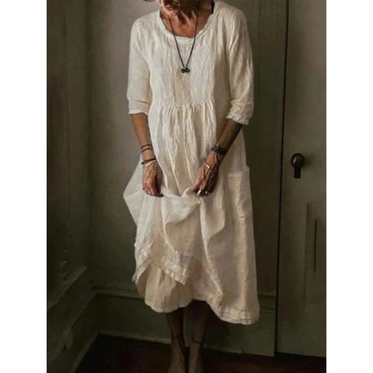 Robe Femme Chic Manches 3/4 2