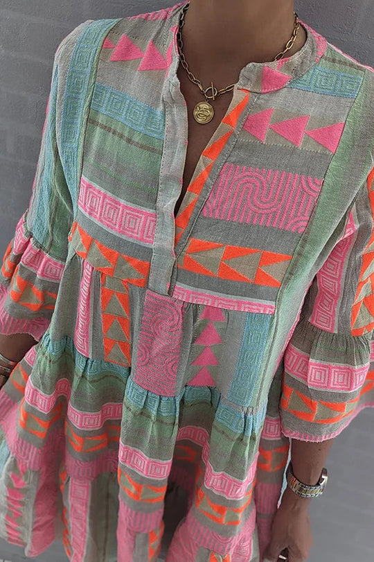 Robe Femme Classique Élégante en Polyester et Viscose pour Soirées et Occasions Spéciales 3