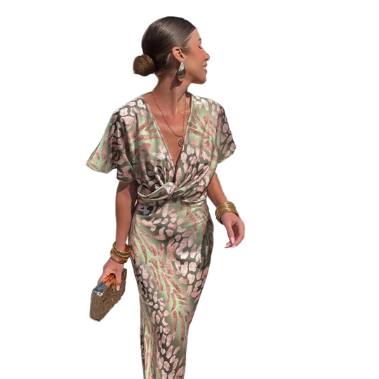Robe Femme Décolleté V Fluide 0