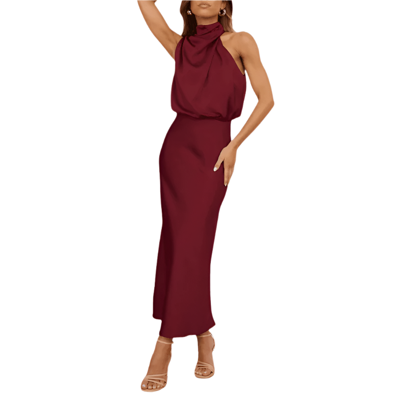 Robe Femme Élégante Confortable en Tissu Respirant 0