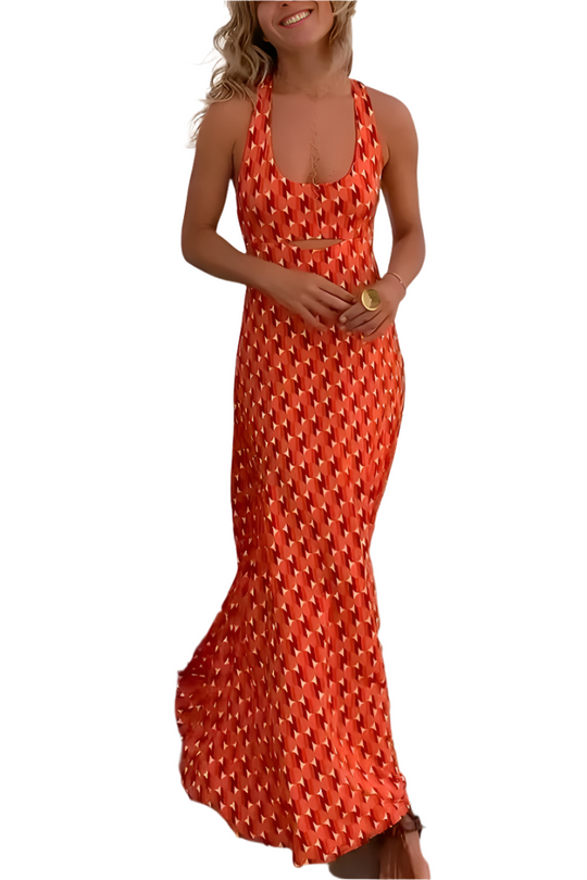 Robe Femme Élégante Longue en Tissu Léger pour Soirée 0