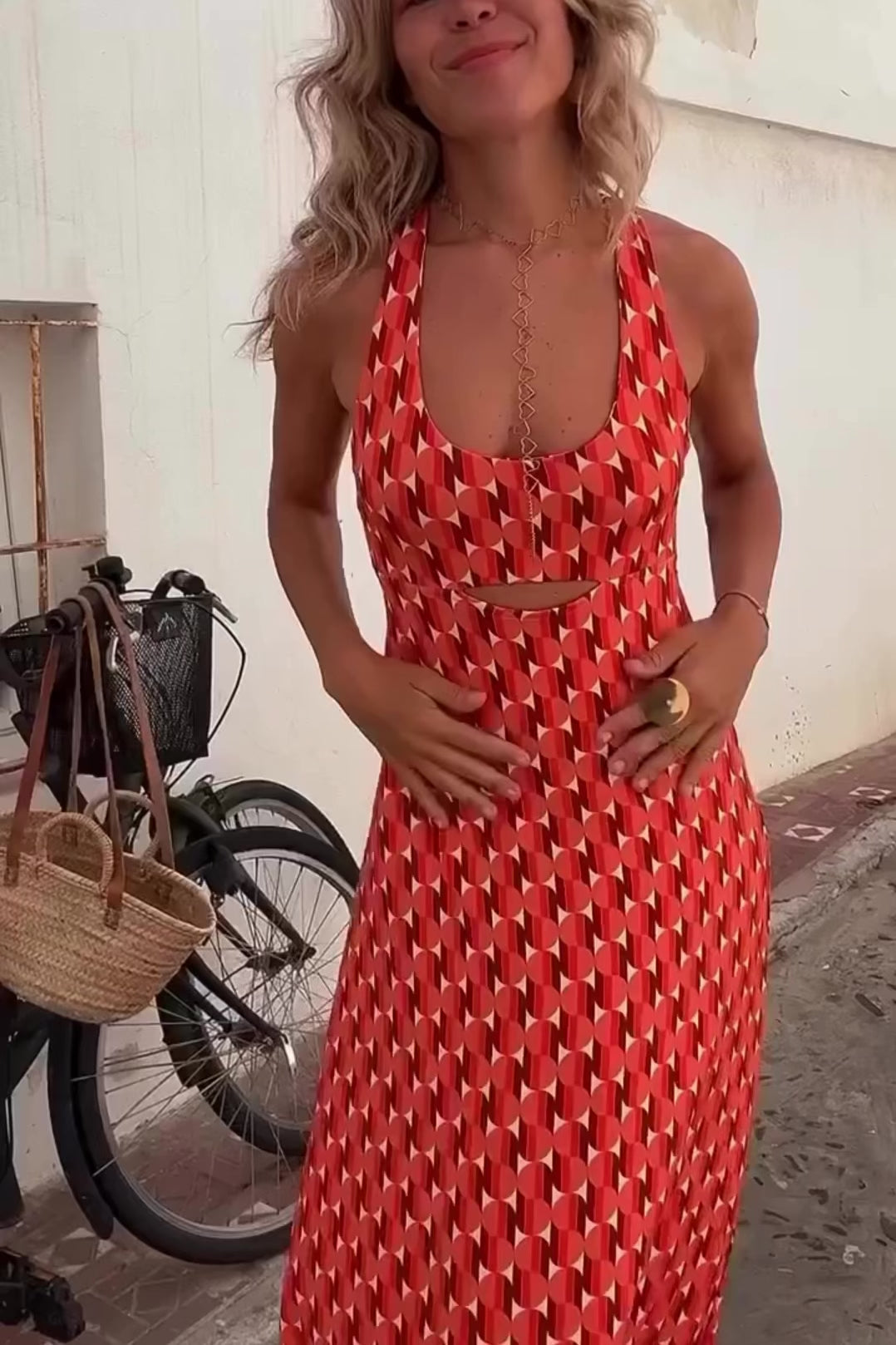 Robe Femme Élégante Longue en Tissu Léger pour Soirée 4
