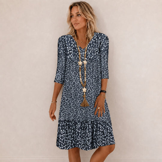 Robe Femme Longue Design Intemporel Élégante 1