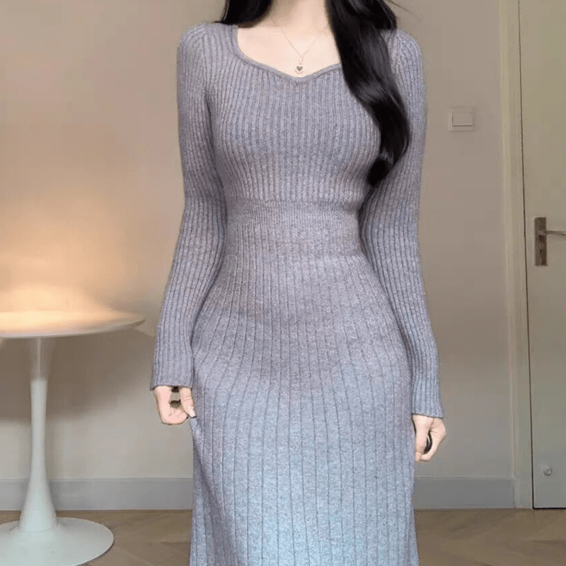 Robe Femme Mi-Longue Tendance en Coton Doux 4