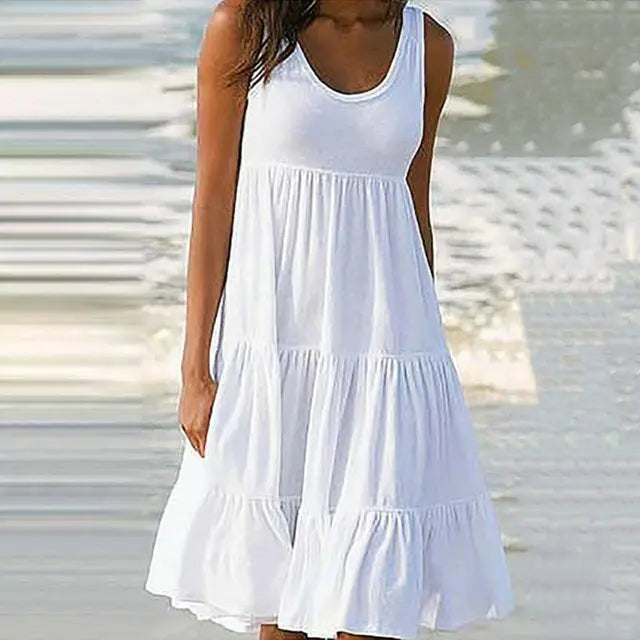 Robe Femme Mini Sans Manches Tendance 2