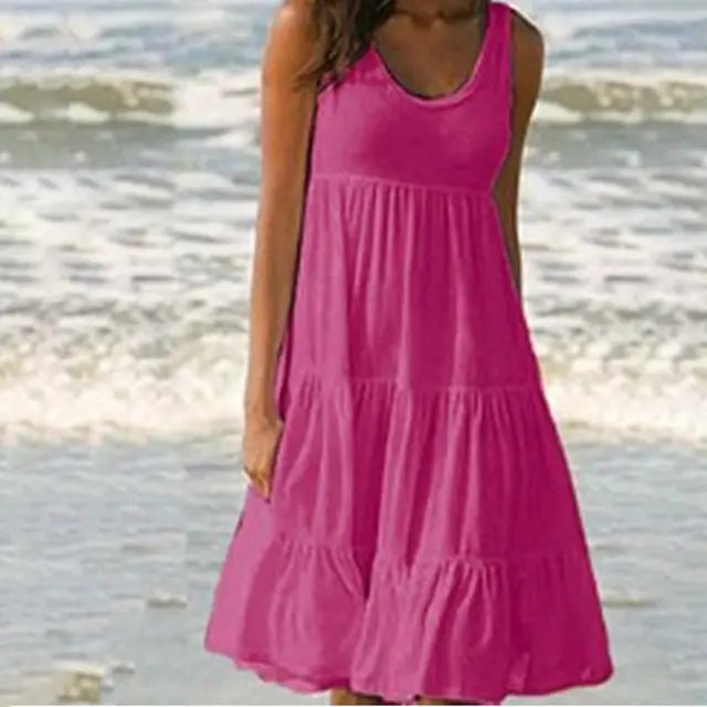 Robe Femme Mini Sans Manches Tendance 3