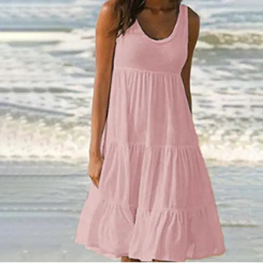 Robe Femme Mini Sans Manches Tendance 4