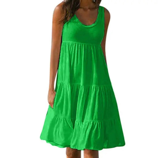 Robe Femme Mini Sans Manches Tendance 5