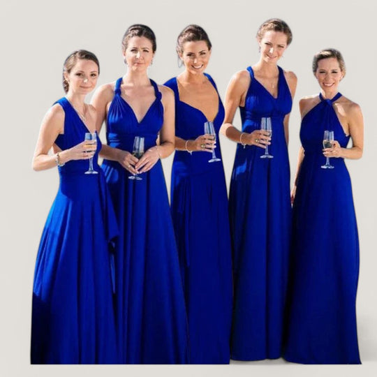 Robe Femme Portefeuille Polyvalente en Polyester Mi-Mollet 9