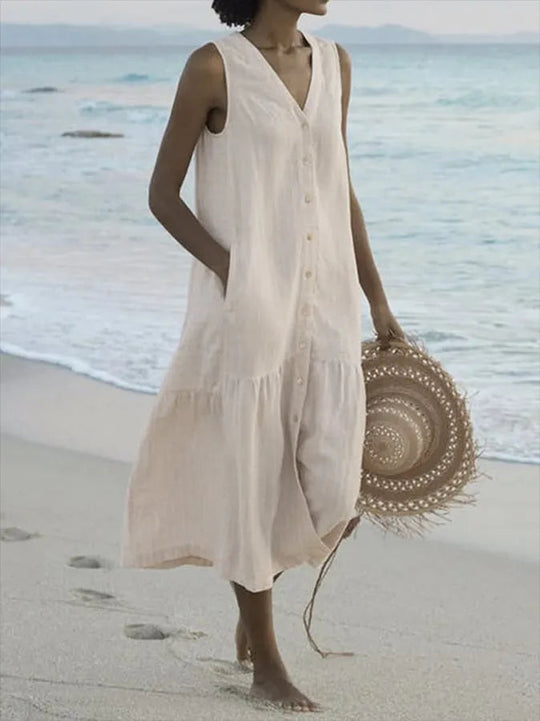 Robe Femme V-Ausschnitt Moderne 1