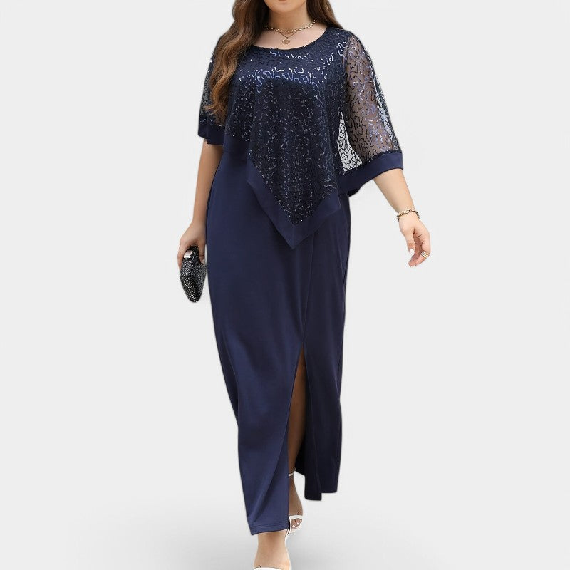 Robe Femme à Sequins Manches Batwing Printemps 6
