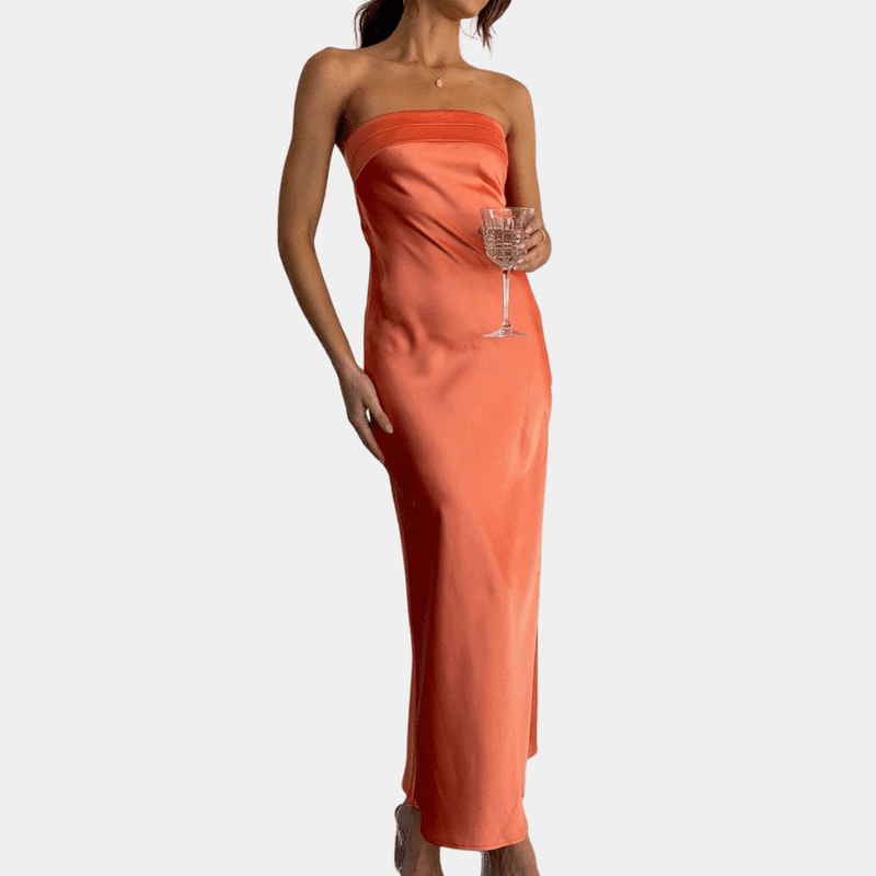 Robe Fluide pour Femmes en Satin 6