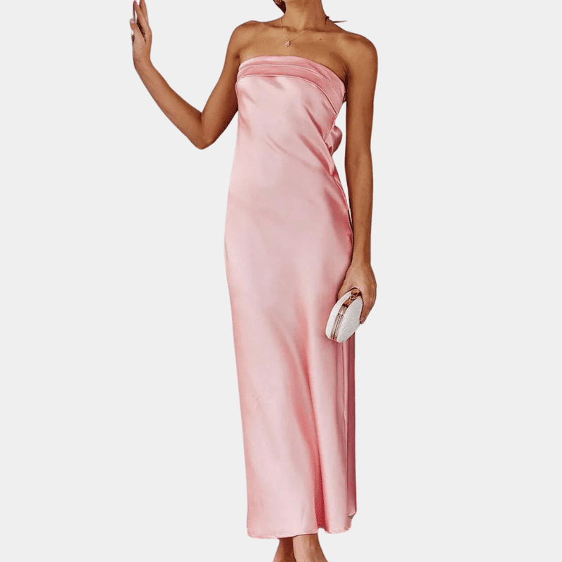 Robe Fluide pour Femmes en Satin 7
