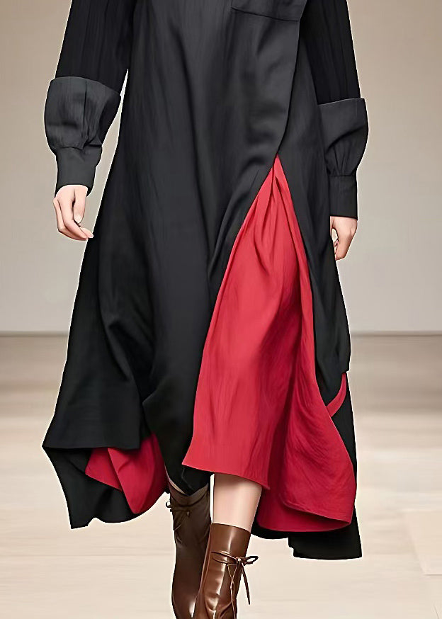 Robe Longue Ample à Col Roulé pour Femme 4