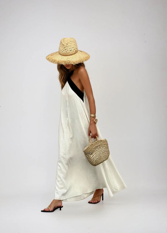 Robe Longue Décontractée Femme Col Croisé 2