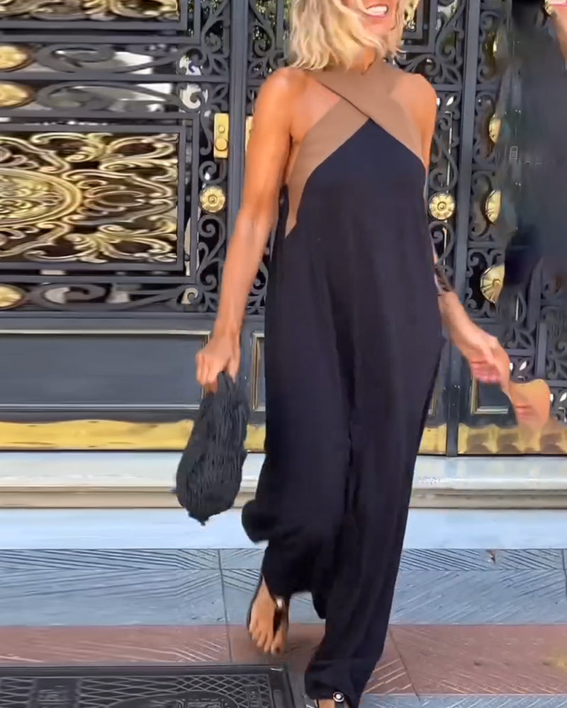 Robe Longue Décontractée Femme Col Croisé 5