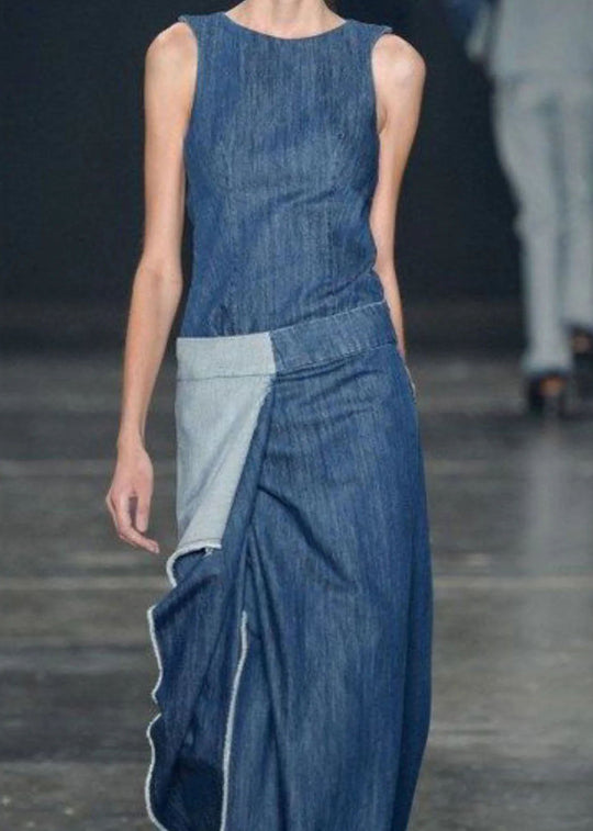 Robe Longue Décontractée à Volants pour Femme 1