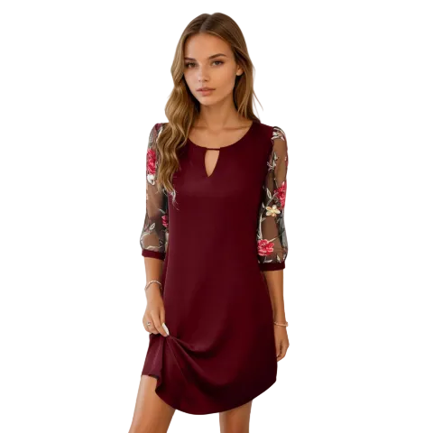Robe Longue Femme Chic Maxi Élégante 0