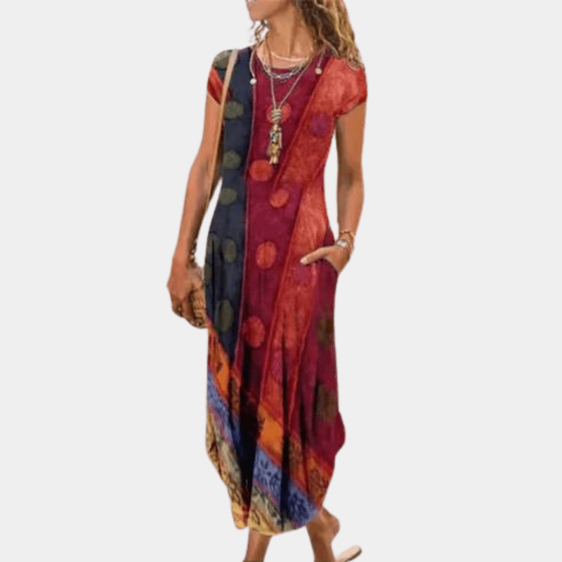 Robe Longue Femme Chic Tissu Léger Maxi Été 3