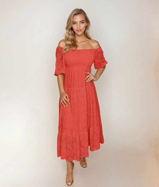 Robe Longue Femme Élégante en Dentelle Douce pour Mariage et Soirée 3