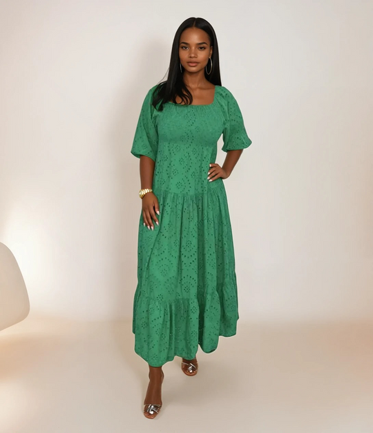 Robe Longue Femme Élégante en Dentelle Douce pour Mariage et Soirée 5