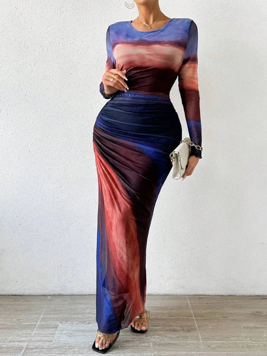 Robe Longue Femme Élégante en Tissu Léger pour l'Été 6
