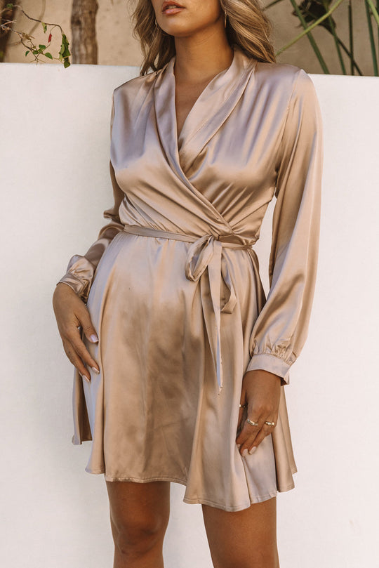 Robe Longue Femme Enveloppante Décolleté en V Pour Soirée 10