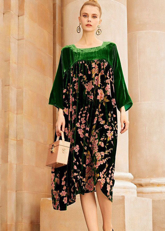 Robe Longue Femme Imprimée Patchwork 2