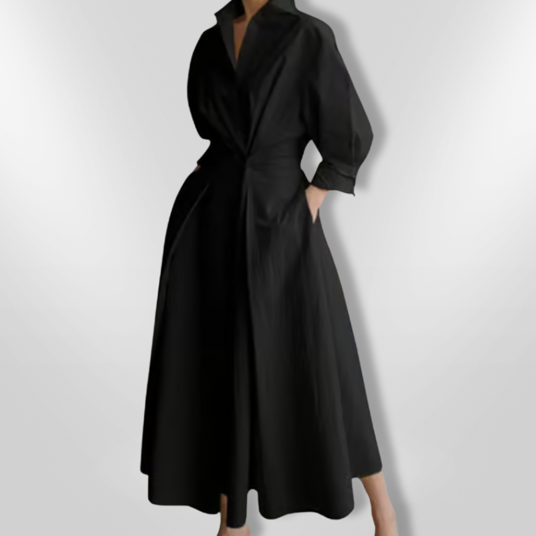 Robe Maxi Femme Élégante en Tissu Doux 0