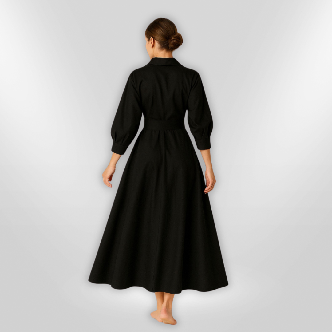 Robe Maxi Femme Élégante en Tissu Doux 2