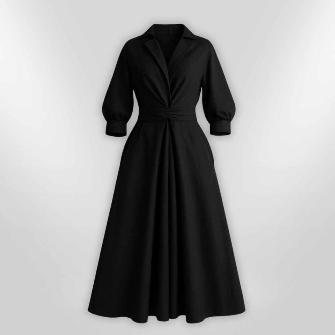 Robe Maxi Femme Élégante en Tissu Doux 3