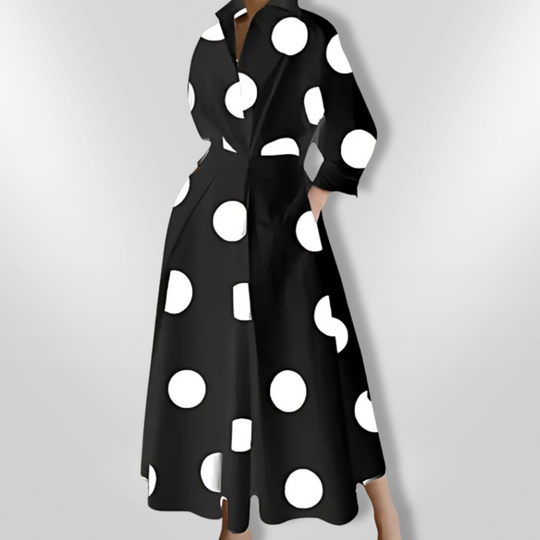 Robe Maxi Femme Élégante en Tissu Doux 5