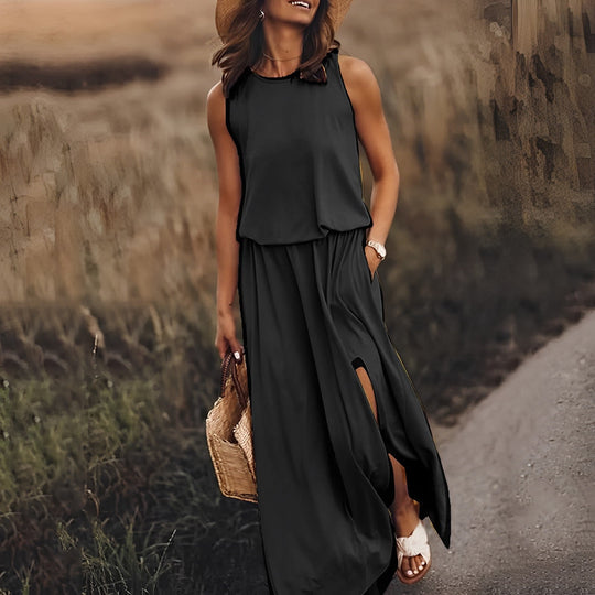 Robe Maxi Femme Moderne à Imprimé Coloré 1