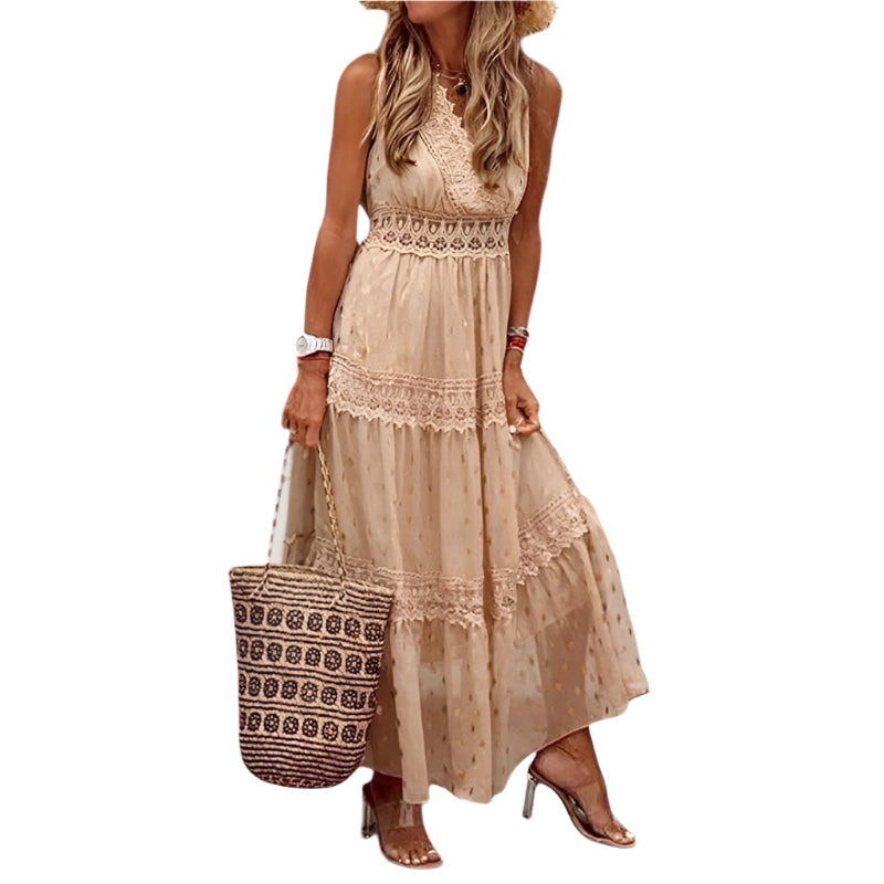 Robe Maxi Femme Style Bohème Coton 0