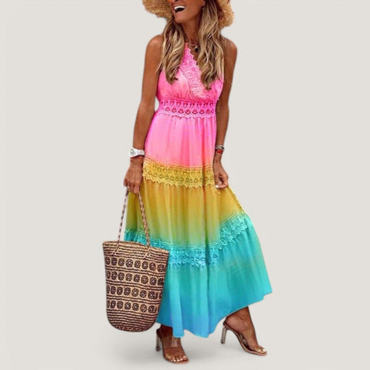 Robe Maxi Femme Style Bohème Coton 2
