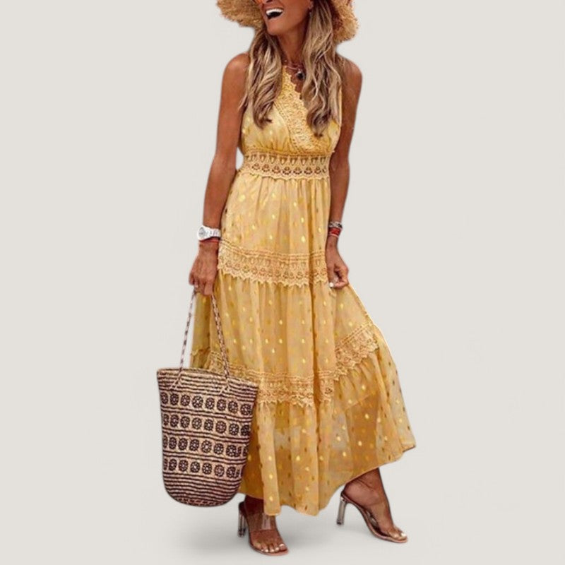 Robe Maxi Femme Style Bohème Coton 3