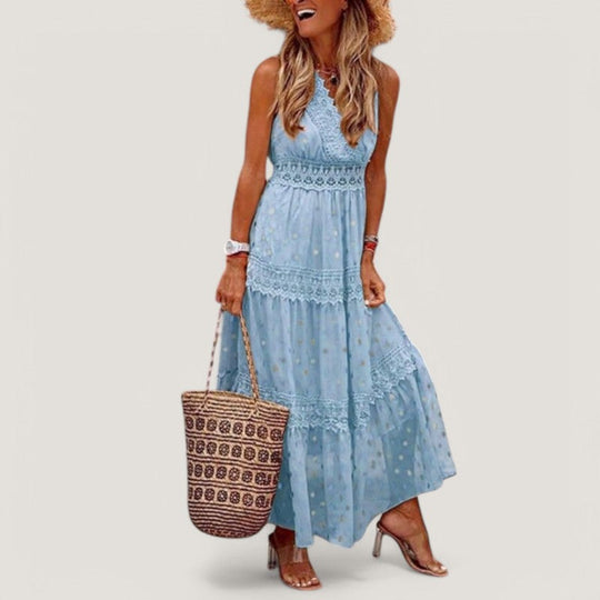 Robe Maxi Femme Style Bohème Coton 4