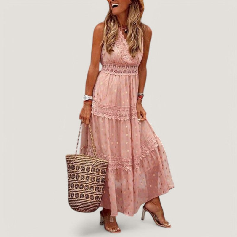 Robe Maxi Femme Style Bohème Coton 5