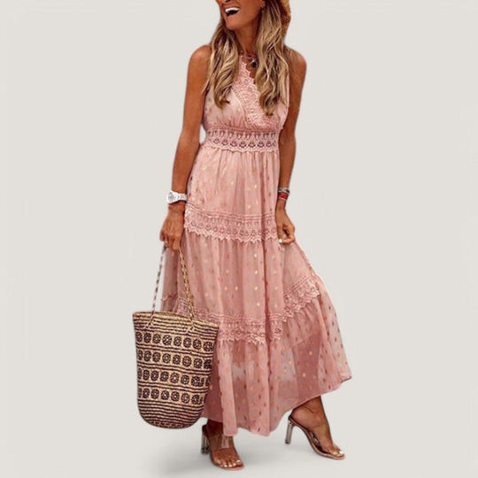 Robe Maxi Femme Style Bohème Coton 5