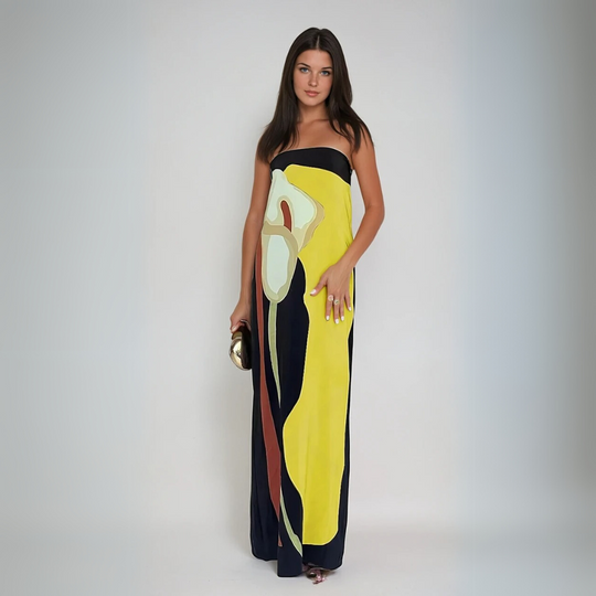 Robe Maxi Imprimée Femme Style Été 4